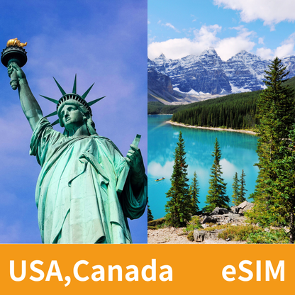 USA,Canada eSIM Data