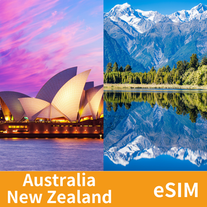 Australia,New Zealand eSIM Data