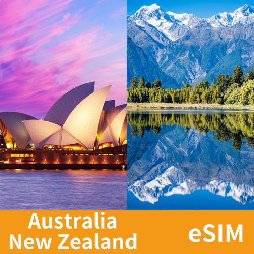 Australia,New Zealand eSIM Data